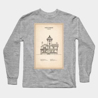 Point Fermin Lighthouse - California - SD Long Sleeve T-Shirt